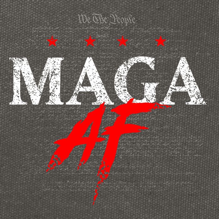 We The People Maga Af Cotton Canvas Backpack