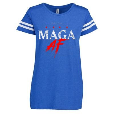 We The People Maga Af Enza Ladies Jersey Football T-Shirt