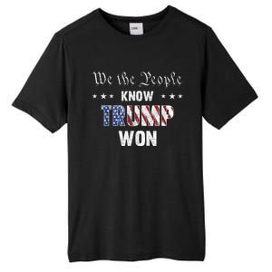 We The People Know Trump Won Tall Fusion ChromaSoft Performance T-Shirt