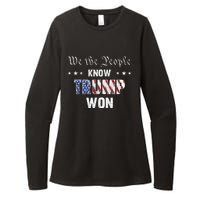 We The People Know Trump Won Womens CVC Long Sleeve Shirt