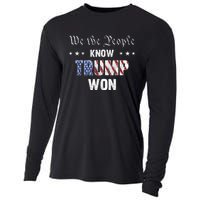 We The People Know Trump Won Cooling Performance Long Sleeve Crew