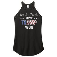 We The People Know Trump Won Women's Perfect Tri Rocker Tank