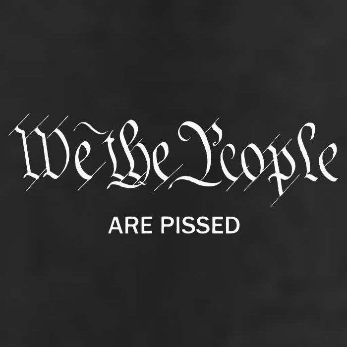 We The People Are Pissed Off Founding Fathers American 7 Panel Mesh Trucker Snapback Hat