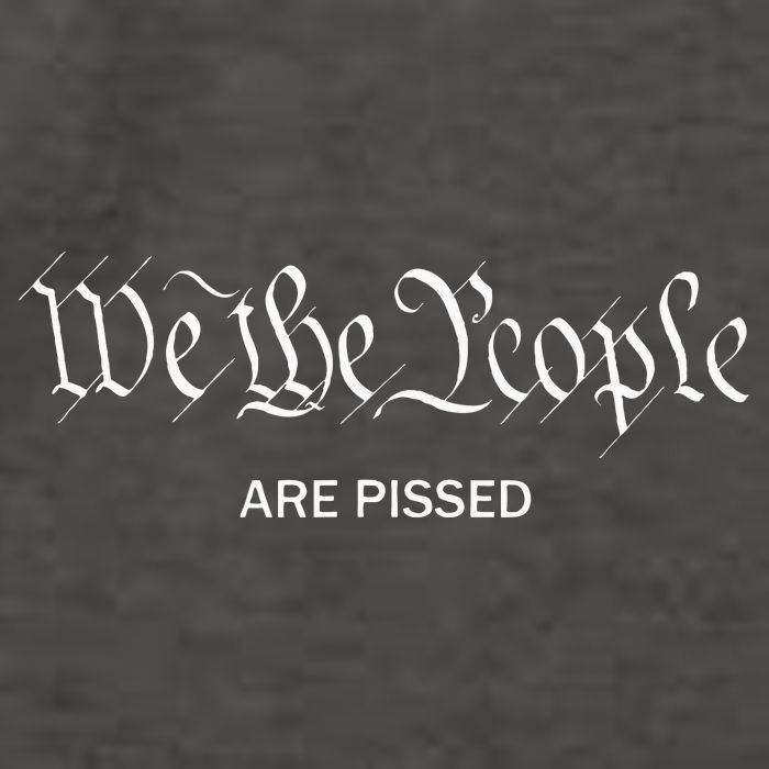 We The People Are Pissed Off Founding Fathers American Vector Backpack