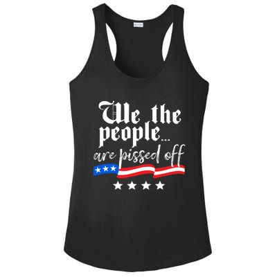 We The People Are Pissed Off Constitution Freedom Gift Ladies PosiCharge Competitor Racerback Tank