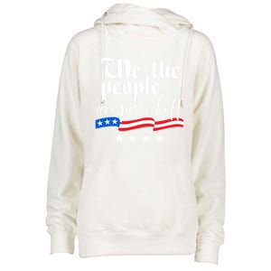 We The People Are Pissed Off Constitution Freedom Gift Womens Funnel Neck Pullover Hood