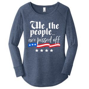 We The People Are Pissed Off Constitution Freedom Gift Women's Perfect Tri Tunic Long Sleeve Shirt