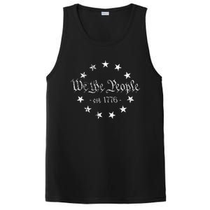 We The People Betsy Ross Flag 4th Of July Us Constitution PosiCharge Competitor Tank