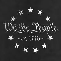 We The People Betsy Ross Flag 4th Of July Us Constitution Golf Towel