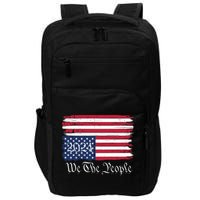 We The People 2024 Distressed Usa Flag Save Our Republic Save Our Constitution Impact Tech Backpack