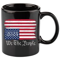 We The People 2024 Distressed Usa Flag Save Our Republic Save Our Constitution 11oz C Handle Ceramic Mug