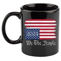 We The People 2024 Distressed Usa Flag Save Our Republic Save Our Constitution 11oz C Handle Ceramic Mug