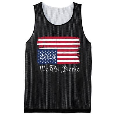 We The People 2024 Distressed Usa Flag Save Our Republic Save Our Constitution Mesh Reversible Basketball Jersey Tank