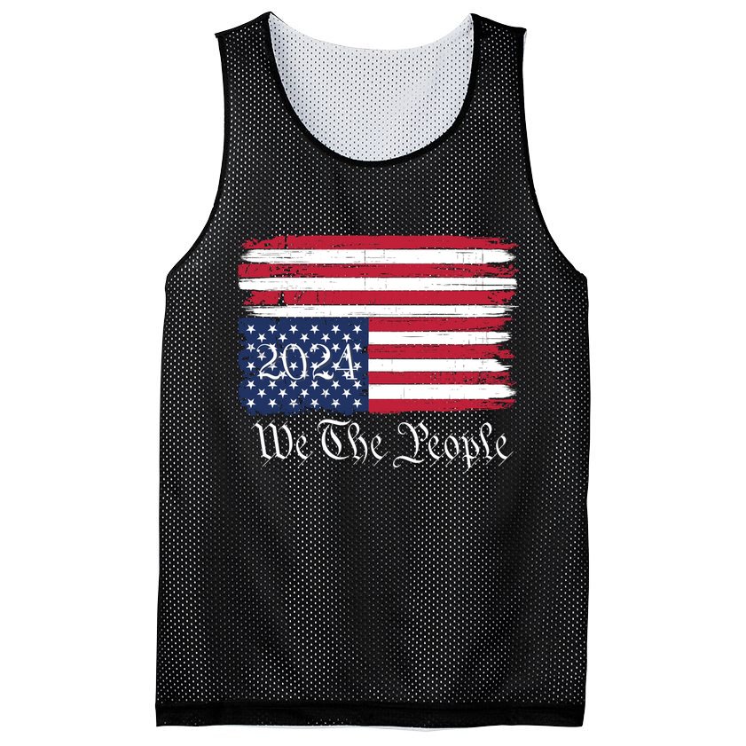 We The People 2024 Distressed Usa Flag Save Our Republic Save Our Constitution Mesh Reversible Basketball Jersey Tank