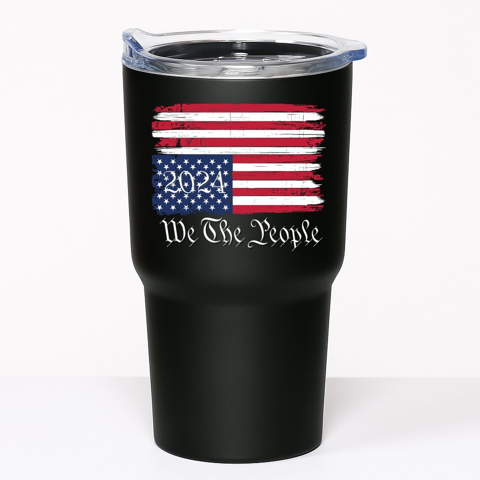 We The People 2024 Distressed Usa Flag Save Our Republic Save Our Constitution Tumbler