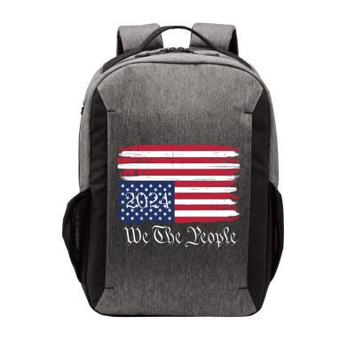 We The People 2024 Distressed Usa Flag Save Our Republic Save Our Constitution Vector Backpack