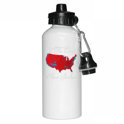 We The People Have Spoken Map Of 2024 Election Results Maga Gift Aluminum Water Bottle