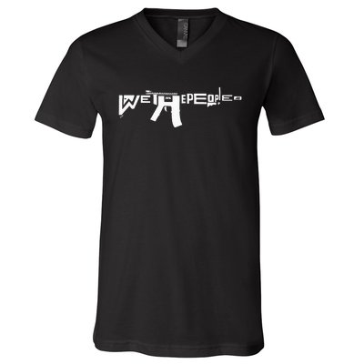 We The People Ar15 V-Neck T-Shirt