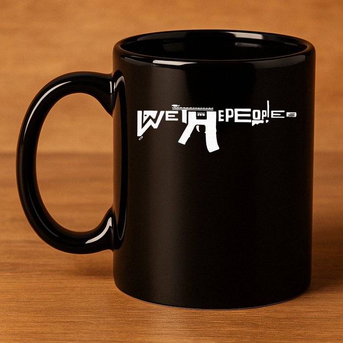 We The People Ar15 11oz C Handle Ceramic Mug