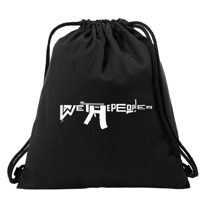 We The People Ar15 Drawstring Bag