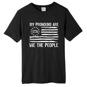 We The People 1776 Usa Gift Tall Fusion ChromaSoft Performance T-Shirt