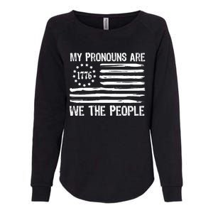 We The People 1776 Usa Gift Womens California Wash Sweatshirt