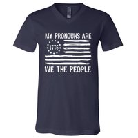 We The People 1776 Usa Gift V-Neck T-Shirt