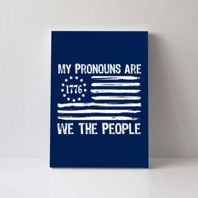 We The People 1776 Usa Gift Canvas