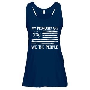 We The People 1776 Usa Gift Ladies Essential Flowy Tank