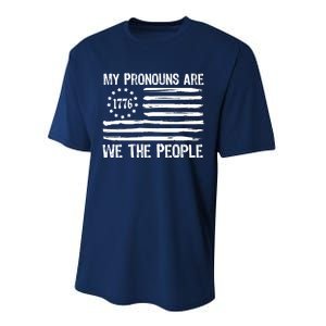 We The People 1776 Usa Gift Performance Sprint T-Shirt