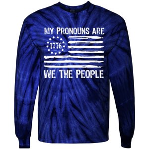 We The People 1776 Usa Gift Tie-Dye Long Sleeve Shirt