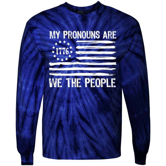 We The People 1776 Usa Gift Tie-Dye Long Sleeve Shirt