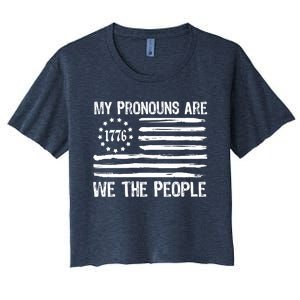 We The People 1776 Usa Gift Women's Crop Top Tee