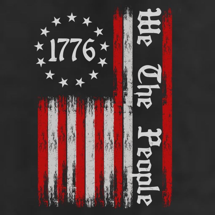 We The People 1776 Distressed USA American Flag 11oz C Handle Ceramic Mug
