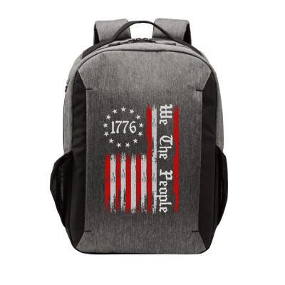 We The People 1776 Distressed USA American Flag Vector Backpack