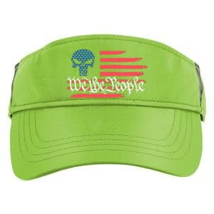 We The People US Flag Skull Adult Drive Performance Visor