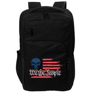 We The People US Flag Skull Impact Tech Backpack