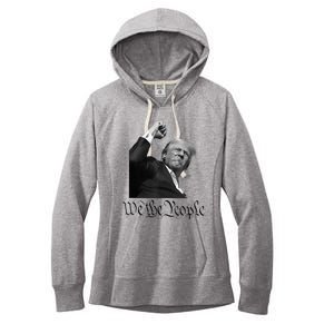 We The People Support Donald Trump Women's Fleece Hoodie