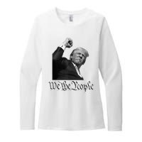 We The People Support Donald Trump Womens CVC Long Sleeve Shirt