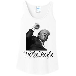 We The People Support Donald Trump Ladies Essential Tank