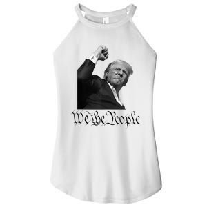 We The People Support Donald Trump Women's Perfect Tri Rocker Tank