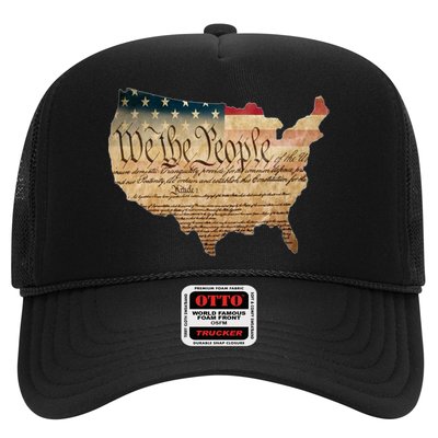 We The People Constitution Usa Flag 2nd Adt Gun Rights Gift Trucker Hat