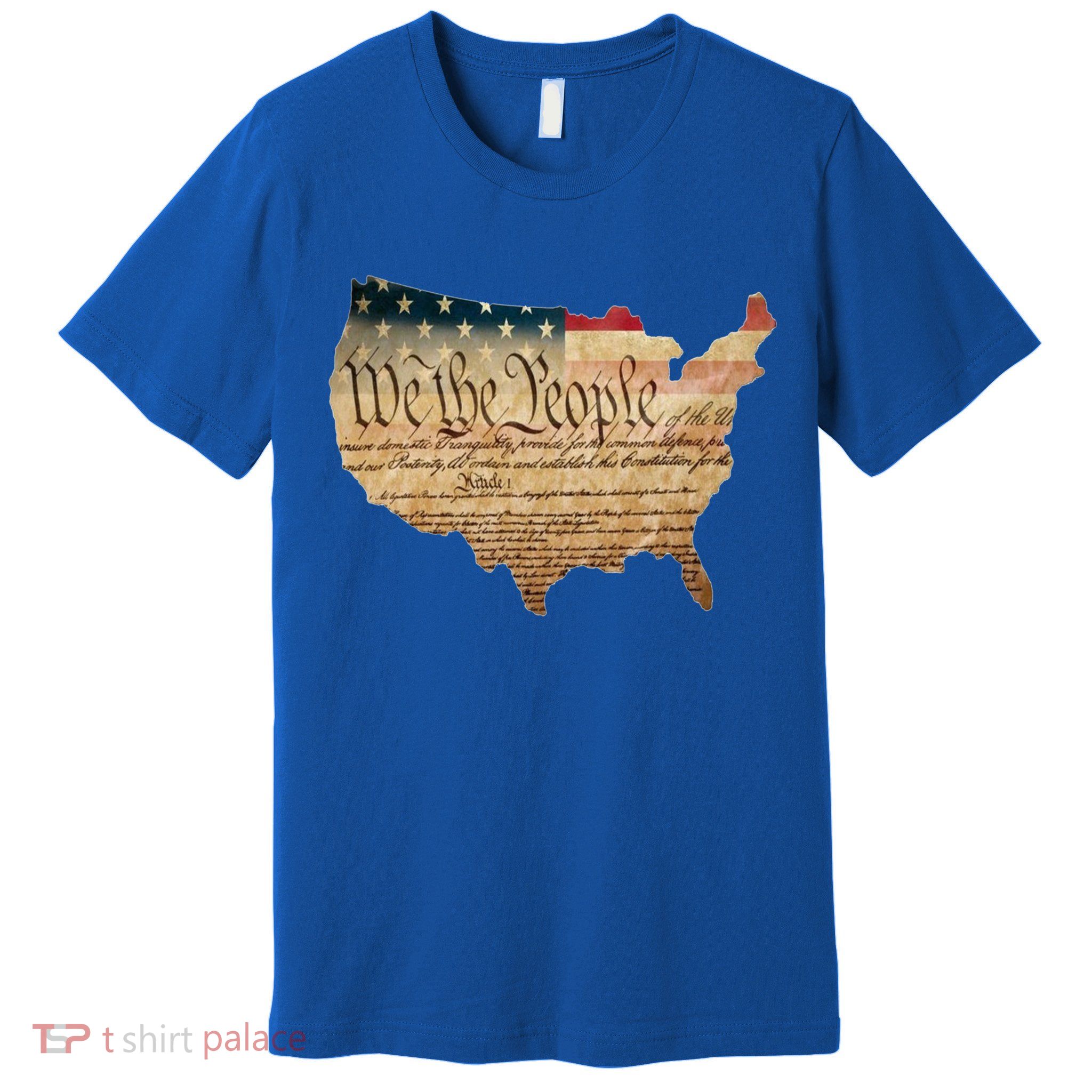 We The People Constitution Usa Flag 2nd Adt Gun Rights Gift Premium T-Shirt