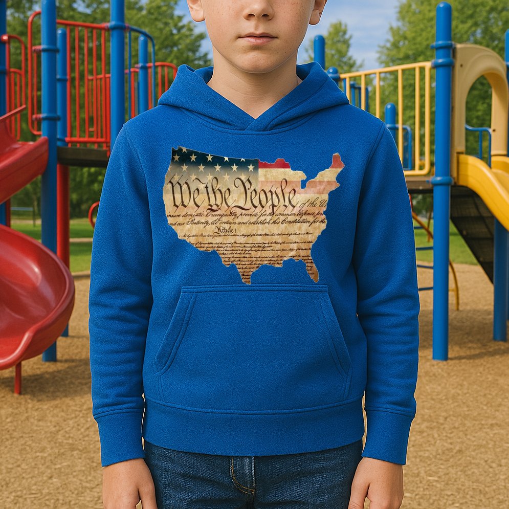 We The People Constitution Usa Flag 2nd Adt Gun Rights Gift Kids Hoodie
