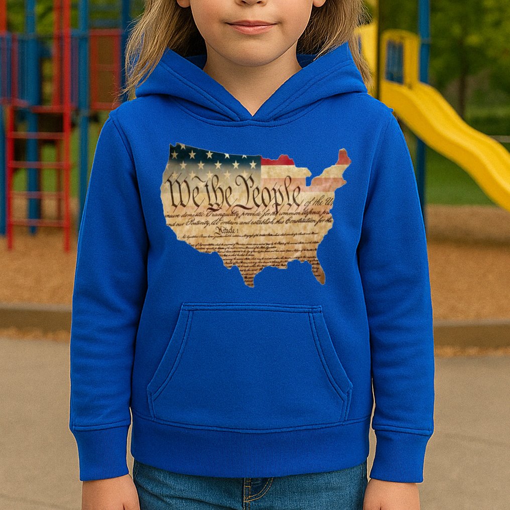 We The People Constitution Usa Flag 2nd Adt Gun Rights Gift Kids Hoodie