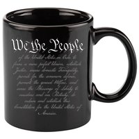 We The People US Constitution 4th Of July Patriotic 11oz C Handle Ceramic Mug