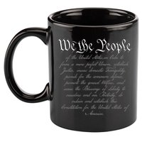 We The People US Constitution 4th Of July Patriotic 11oz C Handle Ceramic Mug