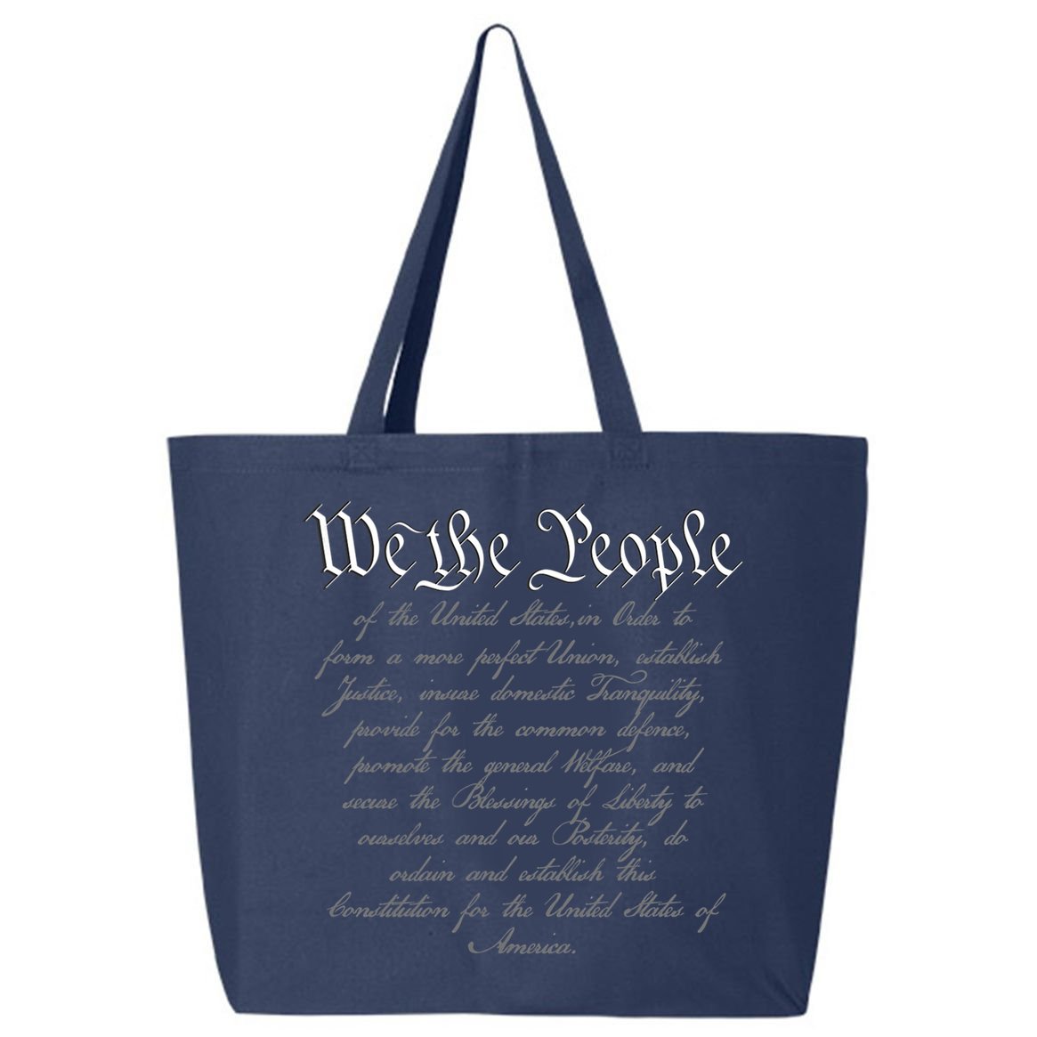 We The People US Constitution 4th Of July Patriotic 25L Jumbo Tote