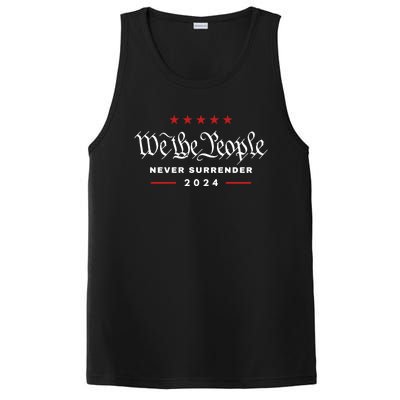 We The People Never Surrender 4th Of July 2024 Usa Maga Gift PosiCharge Competitor Tank