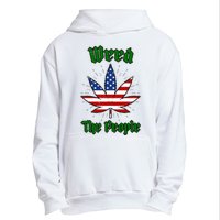 Weed The People Marijuana Usa Flag Funny Urban Pullover Hoodie